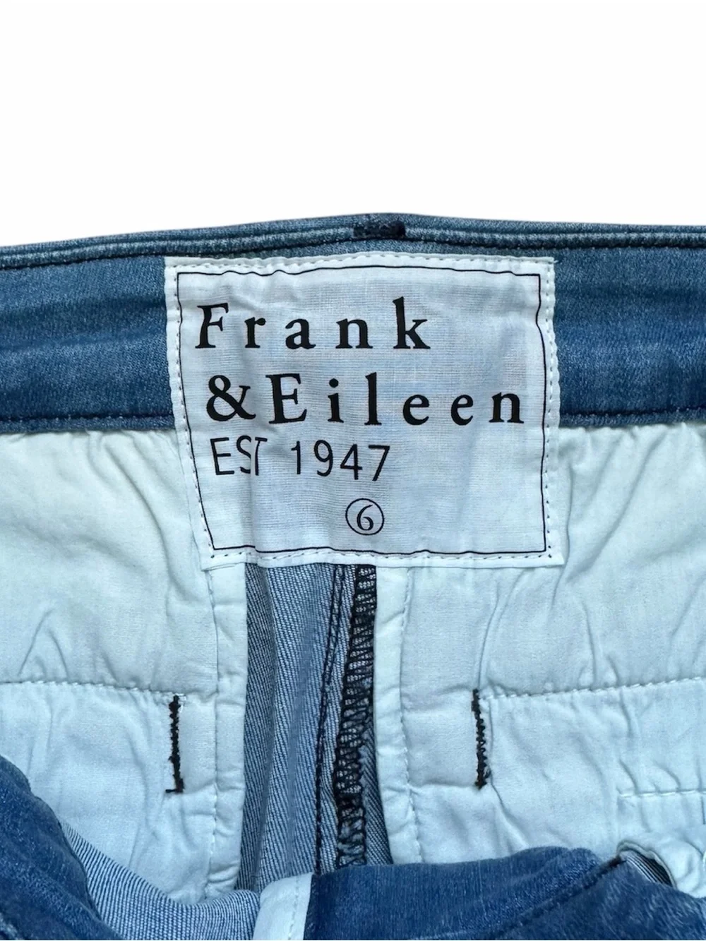 Frank & Eileen Wicklow Italian Performance Crop Denim Jeans - Picture 4 of 7